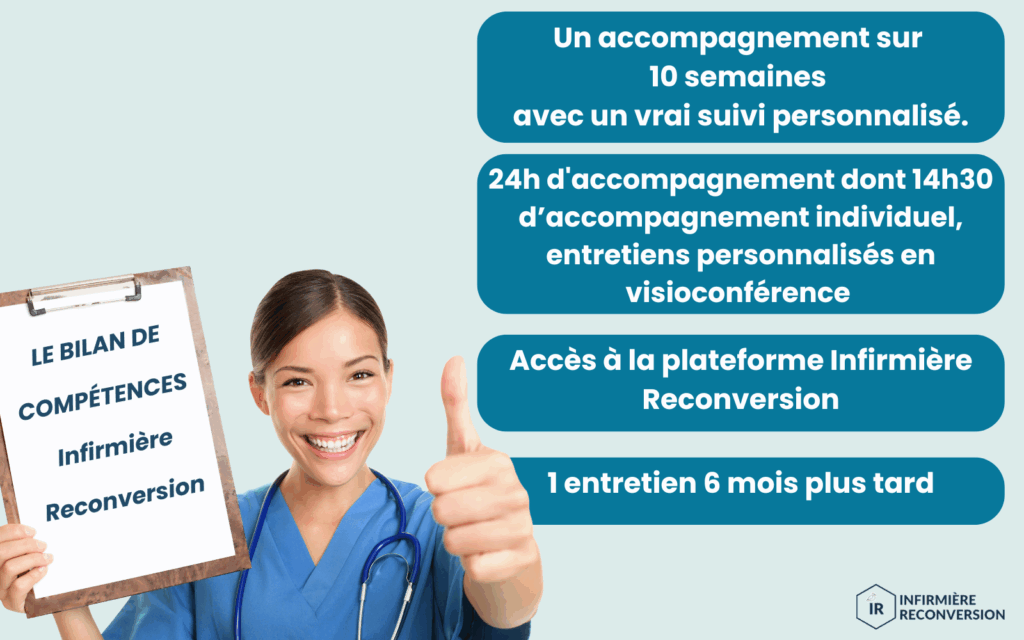 bilan de compétences infirmière reconversion