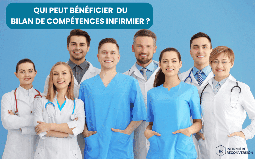 infirmières et infirmier qui veulent faire un bilan de compétences