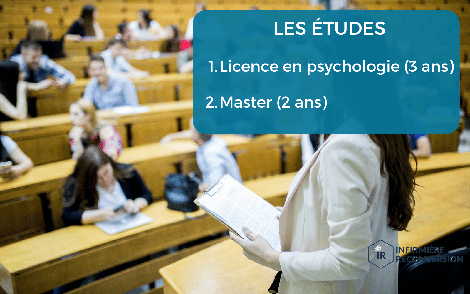 étudiants en psychologie en cours