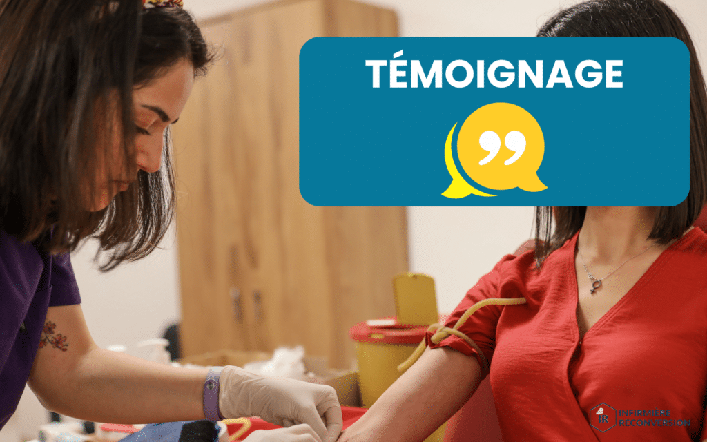 Cynthia, infirmière en laboratoire au travail