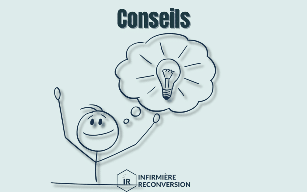 image d'un bonhomme avec le mot "conseils"