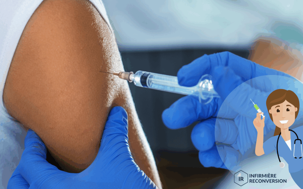 infirmière de vaccination