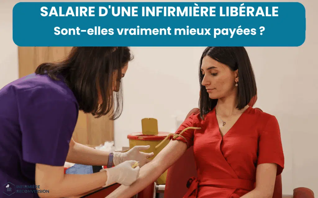 infirmière libérale au travail se posant la question du salaire infirmière libérale