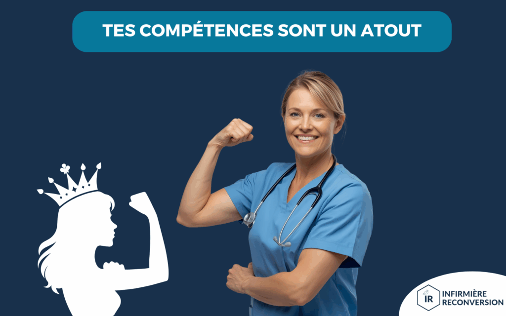 photo d'une infirmière consciente de ses atouts et compétences
