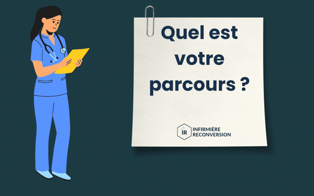 infirmière racontant son parcours d'IDE