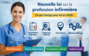 visuel pour la nouvelle loi profession infirmière