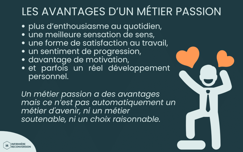 avantages métier passion