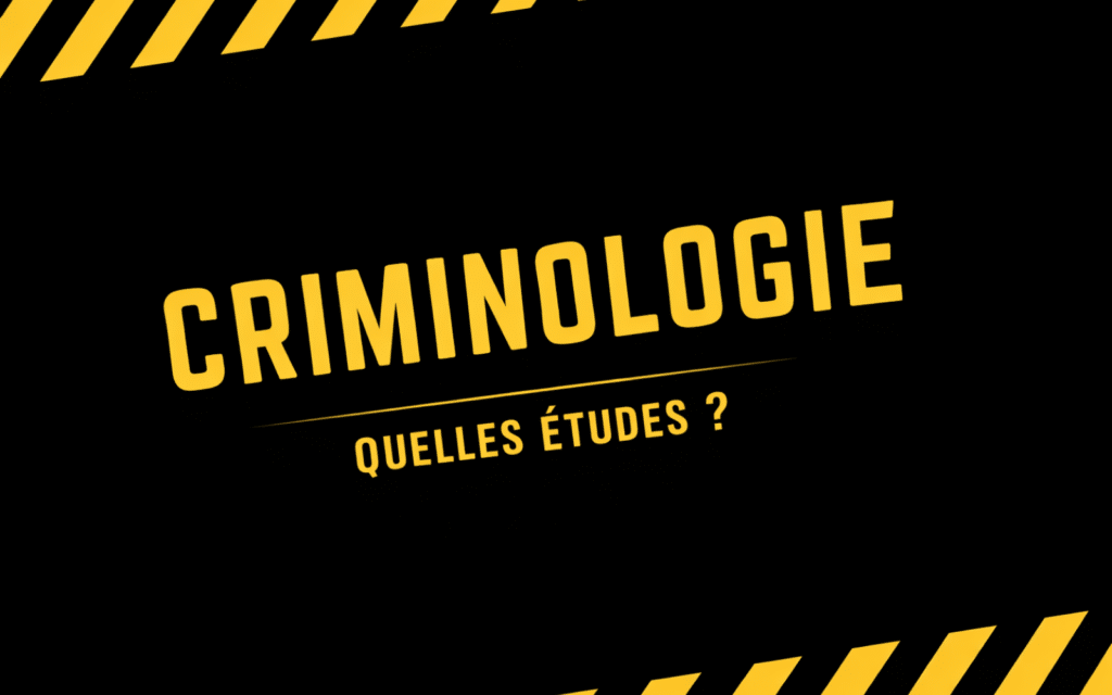 criminologie : affiche études infirmières