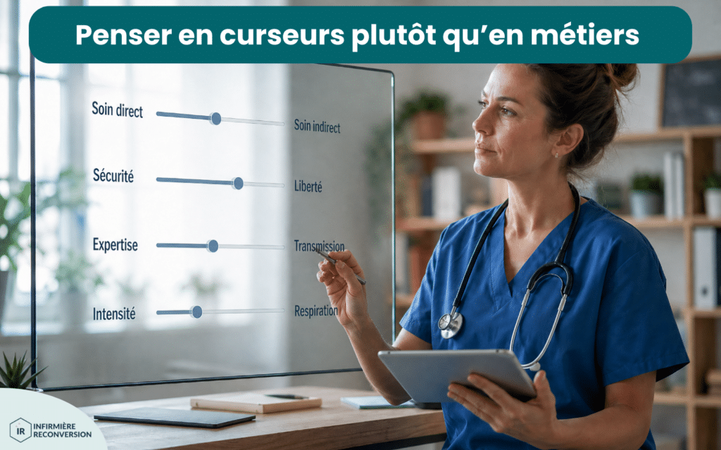 curseurs d'évolution après infirmière