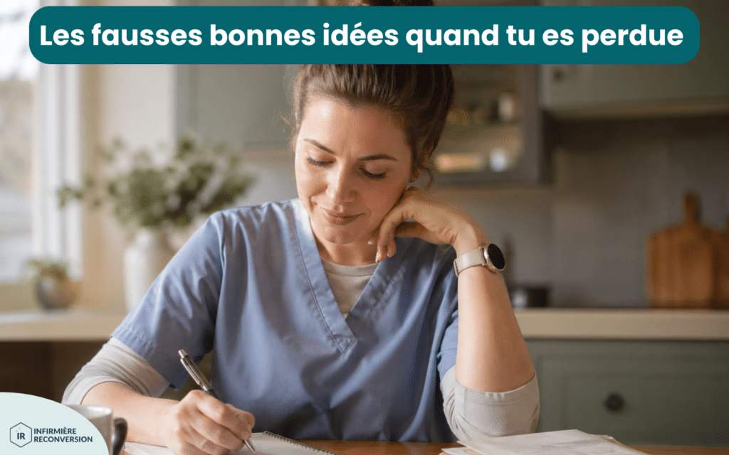 infirmière qui essaye d'éviter les fausses bonnes idées évolution