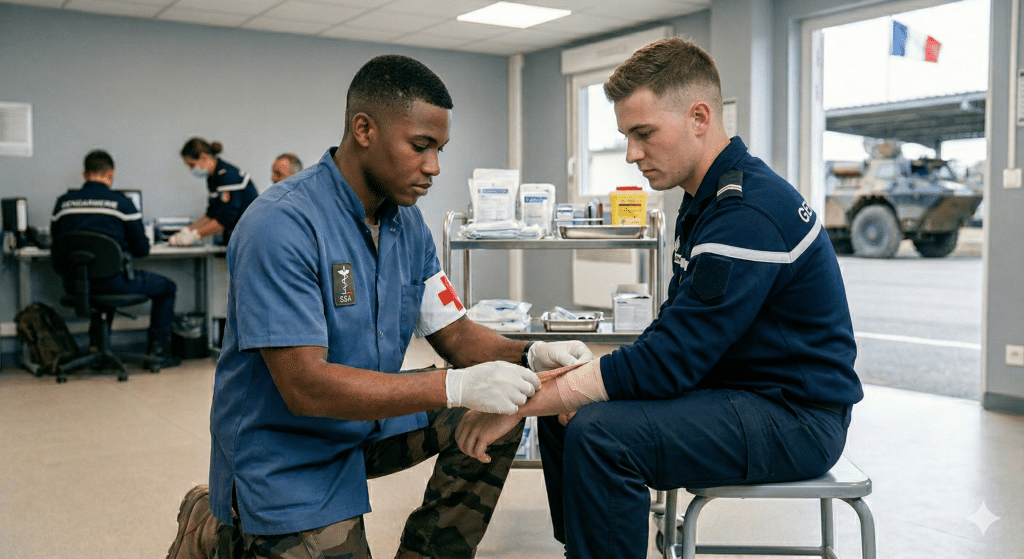 devenir infirmière de la gendarmerie