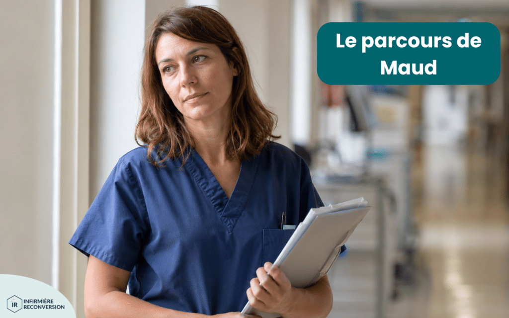 infirmière à l'hôpital avant sa reconversion en infirmière scolaire