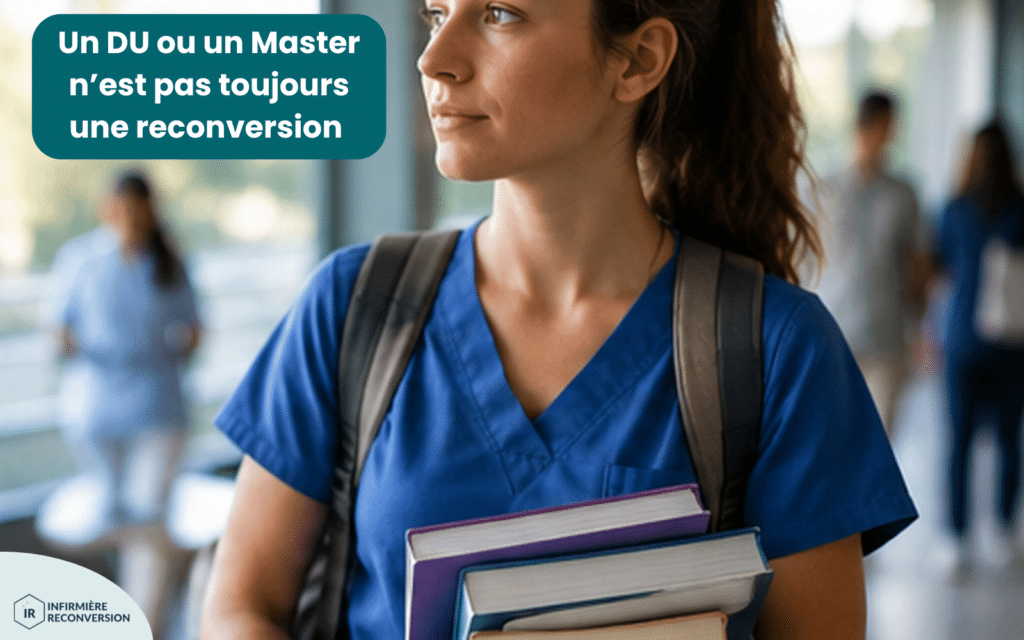 infirmière qui fait un master