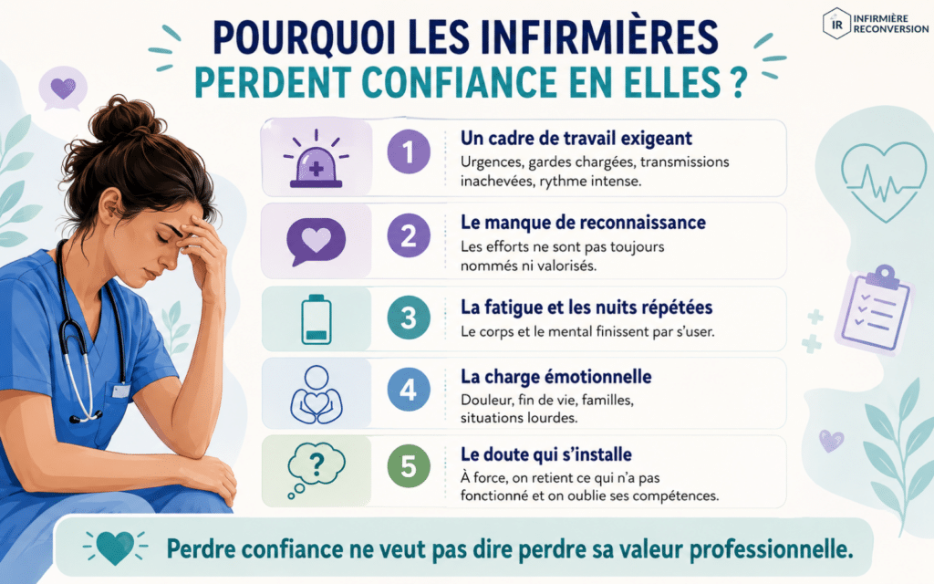 Causes des perte de confiance des infirmières