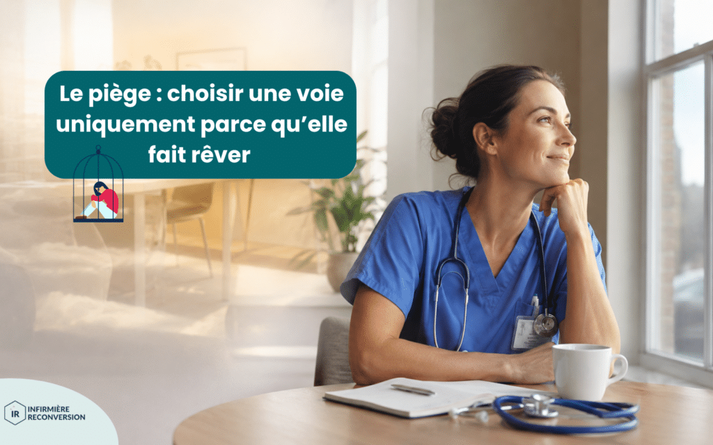 infirmière qui rêve d'un nouveau job